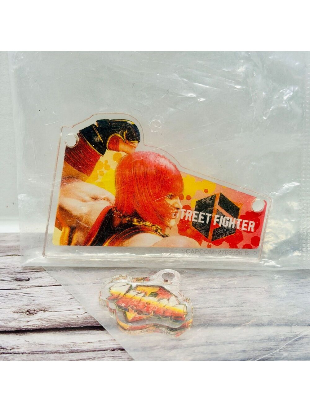 Street Fighter 6 Javelin Marisa Acrylic Keychain Bandai Capcom Japan US Seller